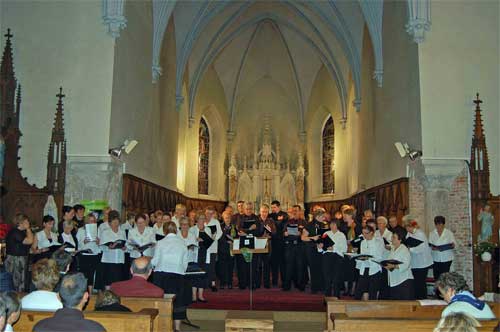 Chants communs  avec la chorale d'Arleux
